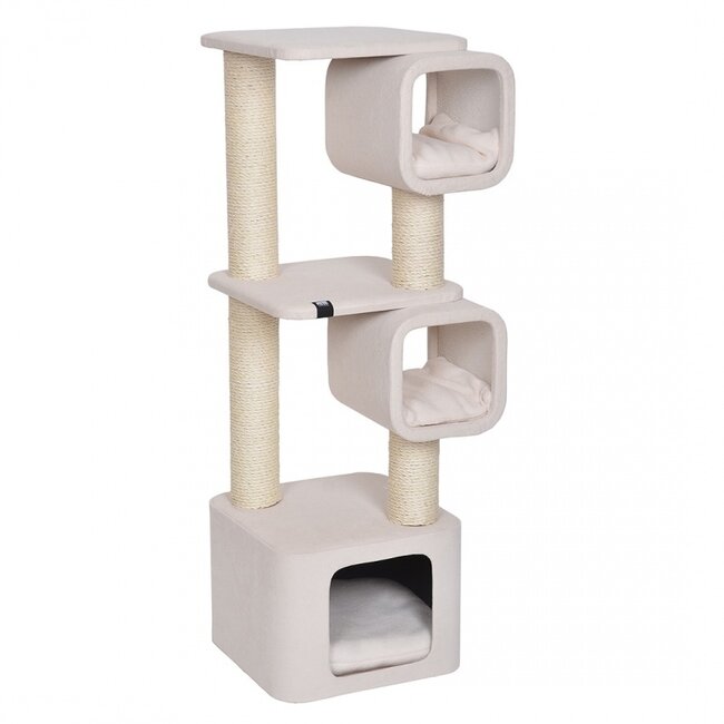 EBI Scratching Tree Akita white