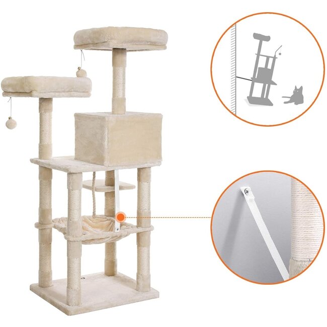 Pets Gifts Scratching Post Flensburg Beige