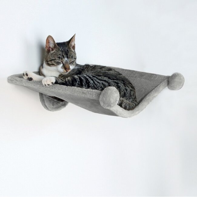 Trixie Wall-Mounted Hammock Grey