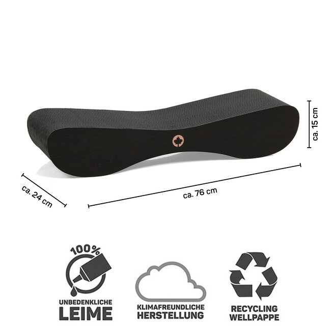 CanadianCat Company Scratching Furniture Satellite 2.0 XL Black Editio