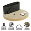 CanadianCat Company Cat Bed Owen with Scratching Cardboard - Anthracite