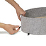 CanadianCat Company Cat Bed Owen with Scratching Cardboard - Grey
