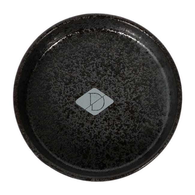 D&D Jasper Cat Food and Water Bowl Black