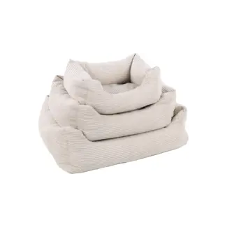 Flamingo Dog Bed Velluto Beige