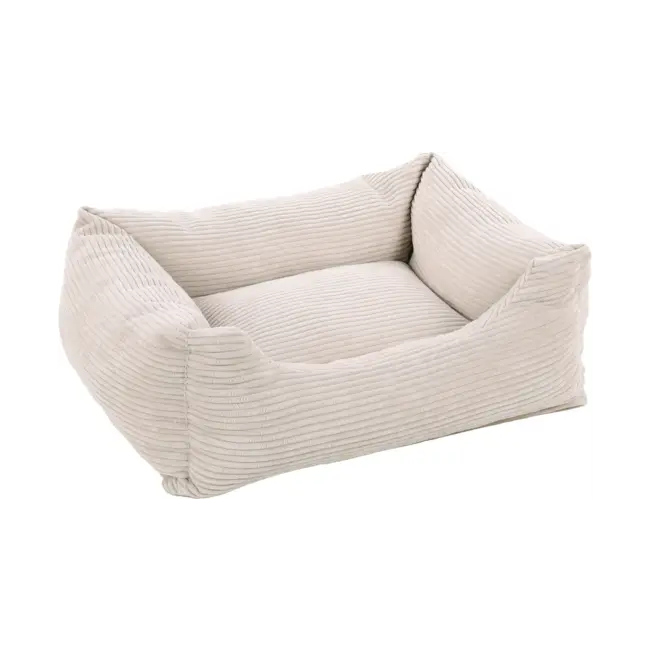 Flamingo Dog Bed Velluto Beige