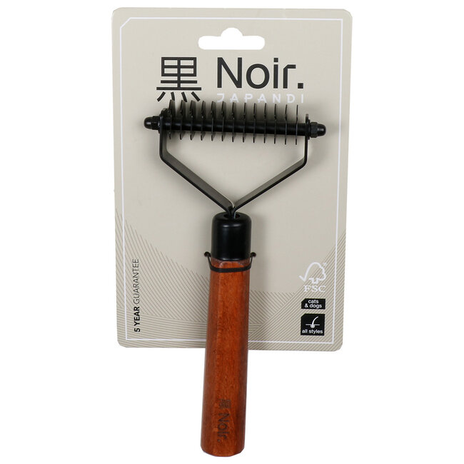 Noir Japandi De-shedding Tool with 13 Blades