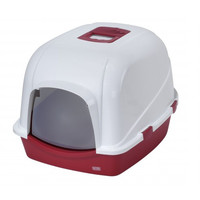 Europet Bernina Jumbo Cat Litter Box red