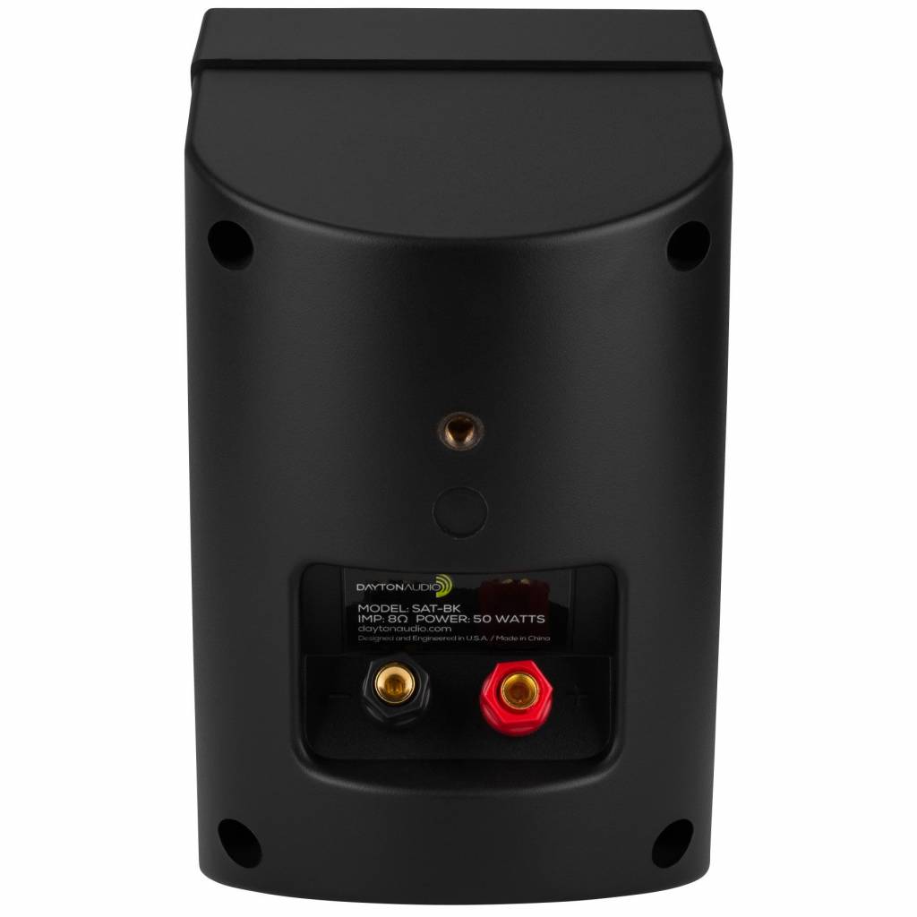 SAT-BK 9.53cm 2-Wege-Satellitenlautsprecherpaar Schwarz