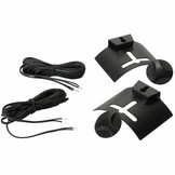 SAT-BK 9.53cm 2-Wege-Satellitenlautsprecherpaar Schwarz