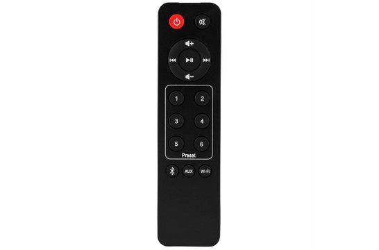 AERO Wi-Fi Bluetooth Speaker with IR Remote Control Black
