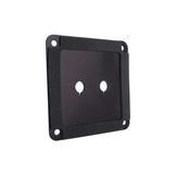 SBPP-BK Binding Post Back Plate Black Anodized