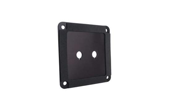 SBPP-BK bindingpost achterplaat zwart geanodiseerd