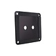 SBPP-BK Binding Post Back Plate Black Anodized