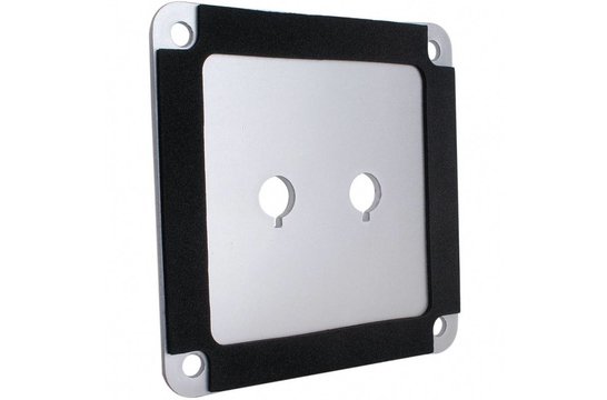 SBPP-SI Bindingpost achterplaat zilver geanodiseerd