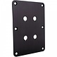 DBPP-BK Double Binding Post Back Plate Black Anodized