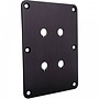DBPP-BK Double Binding Post Back Plate Black Anodized