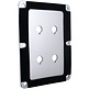DBPP-SI Double Binding Post Back Plate Silver Anodized