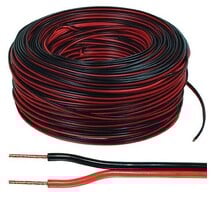 Red/black speaker wire