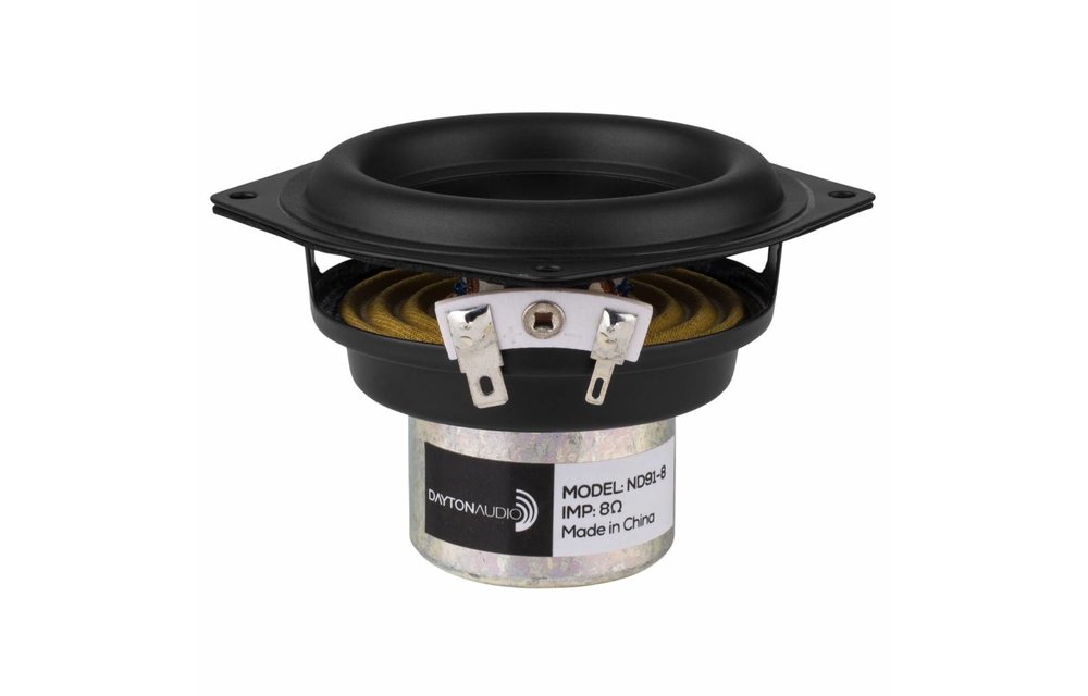 ND91-8 3-1/2" Aluminum Cone Full-Range Driver 8 Ohm