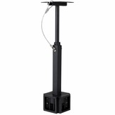 QS204PB 4-Way Pole Mount Speaker Bracket