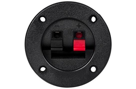 Ronde luidsprekerterminal| Veerbelast | Ø 75 mm