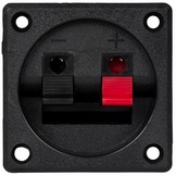 Vierkante luidsprekerterminal | Veerbelast | 56 x 56 mm