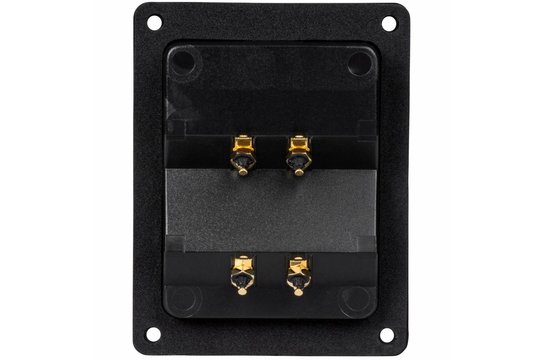 Bi-Amp Speaker Terminal Cup Gold Banana Binding Post