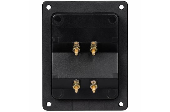 Gold Plated Bi-Amp Speaker Wire Terminal Cup Banana Binding Post