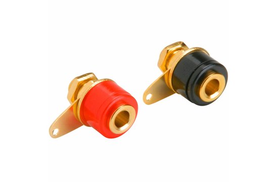 Gold Plated Banana Jack Pair