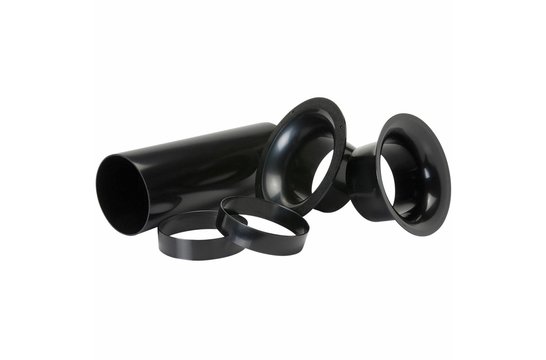 Precision Port 4" Bassreflexrohr-Bausatz mit gebördelten Lautsprechergehäusen