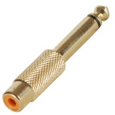 6,35-mm-Mono-Stecker auf RCA-Buchse
