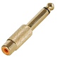 6.35mm monoplug naar RCA Jack