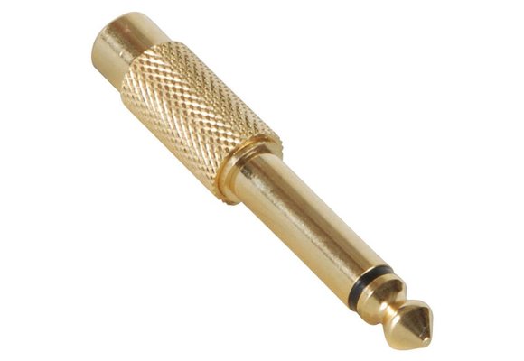 6.35mm monoplug naar RCA Jack