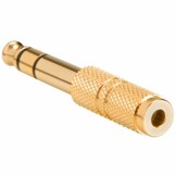6.35mm stereo male tp 3,5 mm stereo female adapter