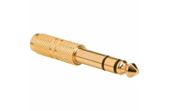 6.35mm stereo male tp 3,5 mm stereo female adapter