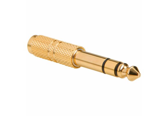 6.35mm stereo male tp 3,5 mm stereo female adapter