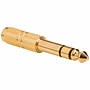 6.35mm stereo male tp 3,5 mm stereo female adapter