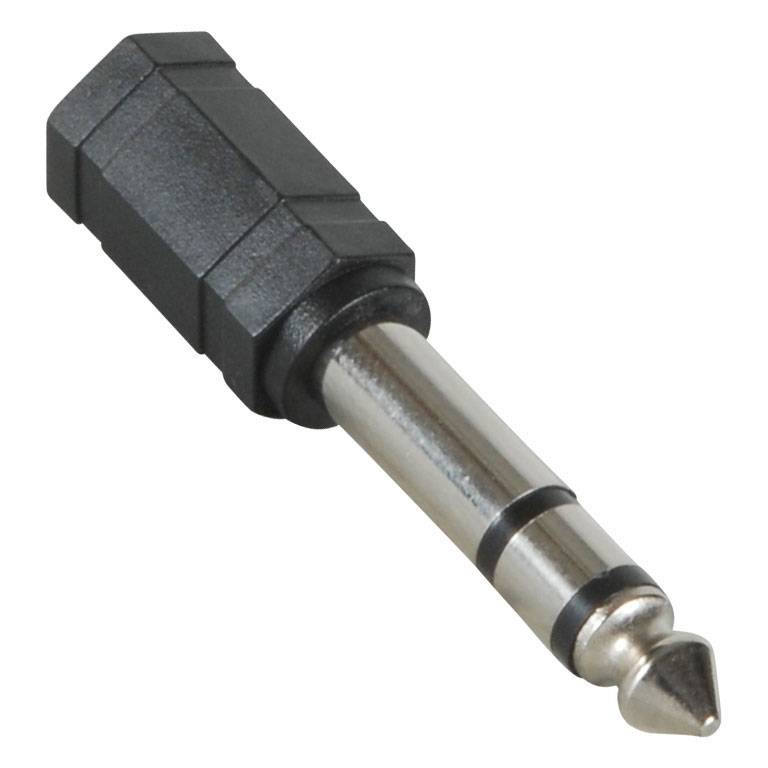 6,35-mm-Stereo-Stecker auf 3,5-mm-Stereo-Stecker-Adapter