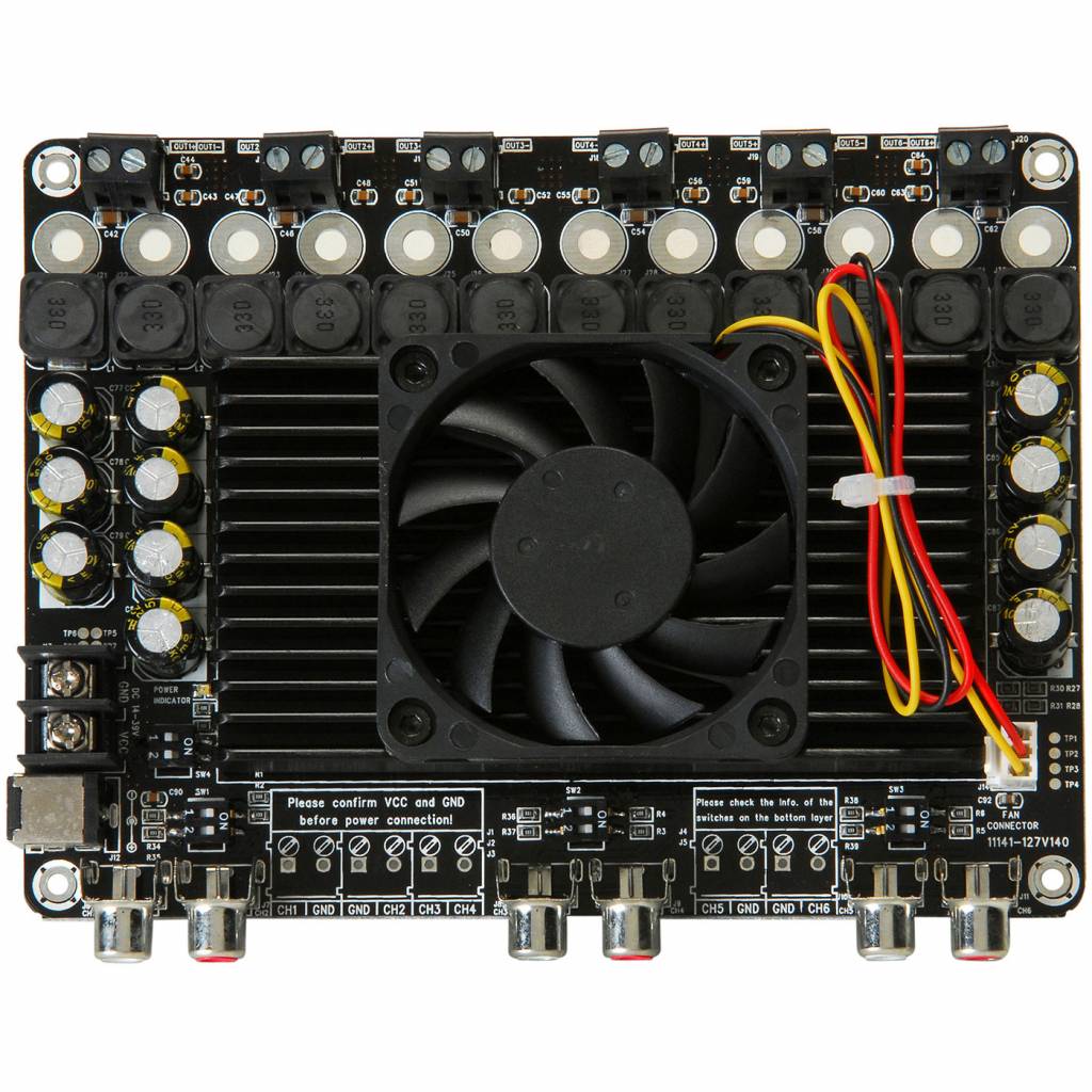 AA-AB34181 6x100W TDA7498 Klasse-D  versterkermodule