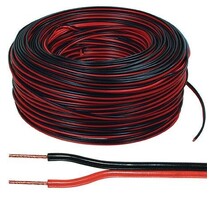 Red/black speaker wire