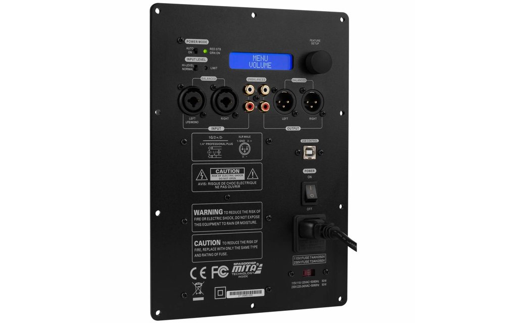 SPA500DSP Subwoofer-Einbauverstärker