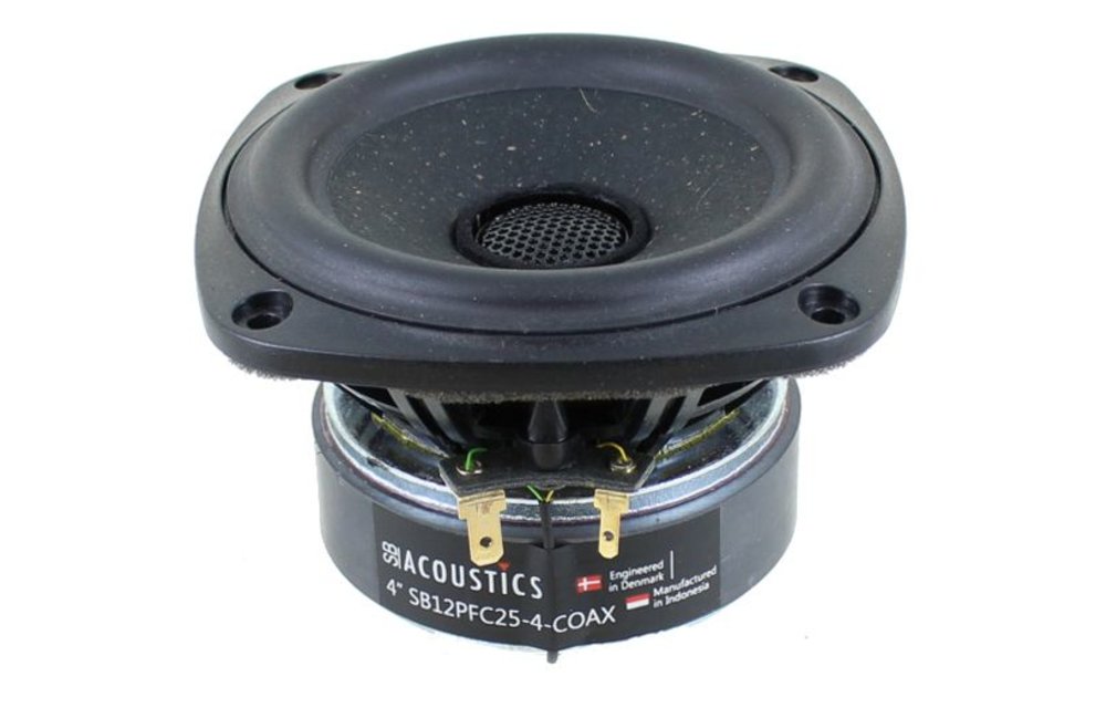 SB12PFC25-4-COAX 4" Zoll-Koaxial-Midwoofer