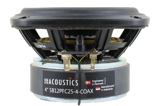 SB12PFC25-4-COAX 4" Coaxial Midwoofer