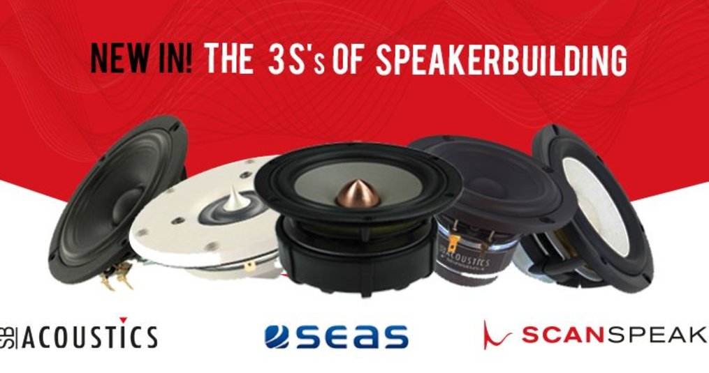 The 3 S's of Speakerbuilding: Scan-Speak, SB Acoustics en SEAS!