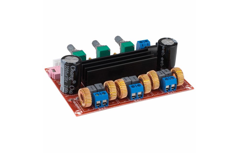 2 x 50W + 100W Class D 2.1 versterkermodule with Volume Controls - TPA3116D2