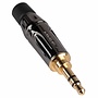 Amphenol KS3PC-AU 3.5mm Stereo Mini Plug Black / Gold