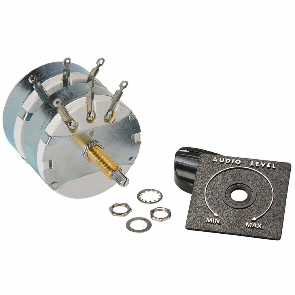 Speaker L-Pad Attenuator 100W Stereo 1" Shaft 8 Ohm