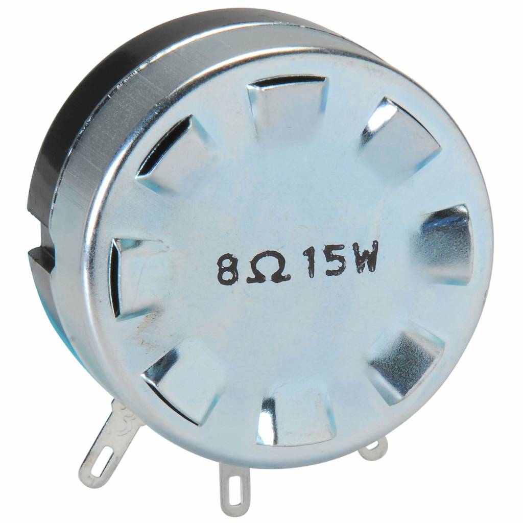 Speaker L-Pad Attenuator 15W Mono 1" Shaft 8 Ohm