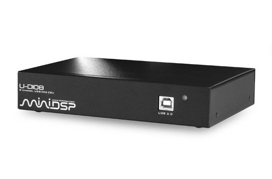 U-DIO8 meerkanaals USB naar AES-EBU of SPDIF-interface