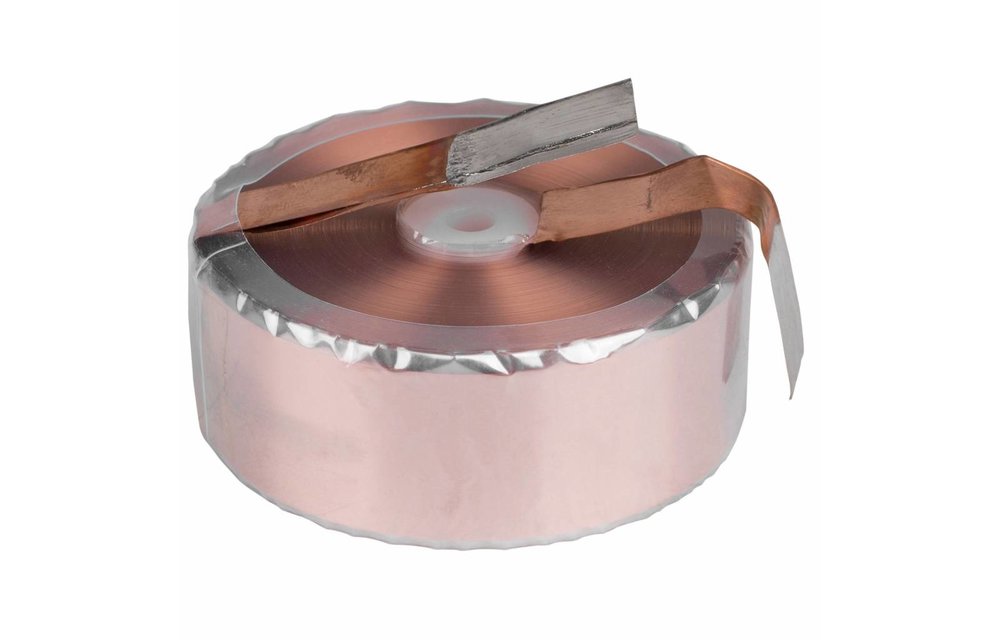 CF161 | 1.0 mH | 0.37 Ω | 3% | 16 AWG | Copper Foil Inductor Crossover Coil